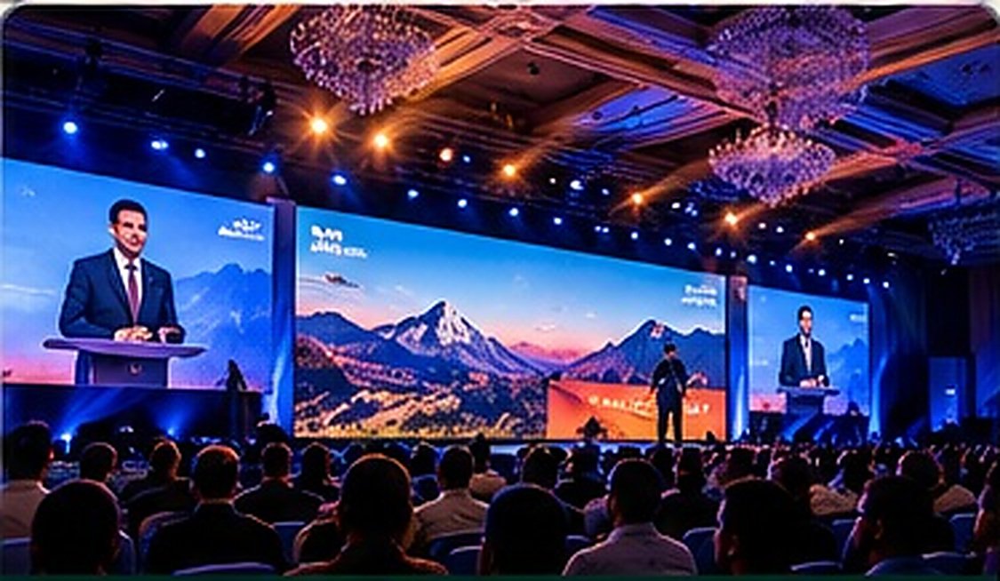 Corporate event and conference production