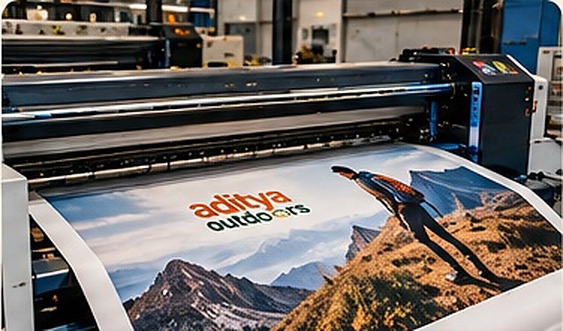 Large-format campaign graphics printing