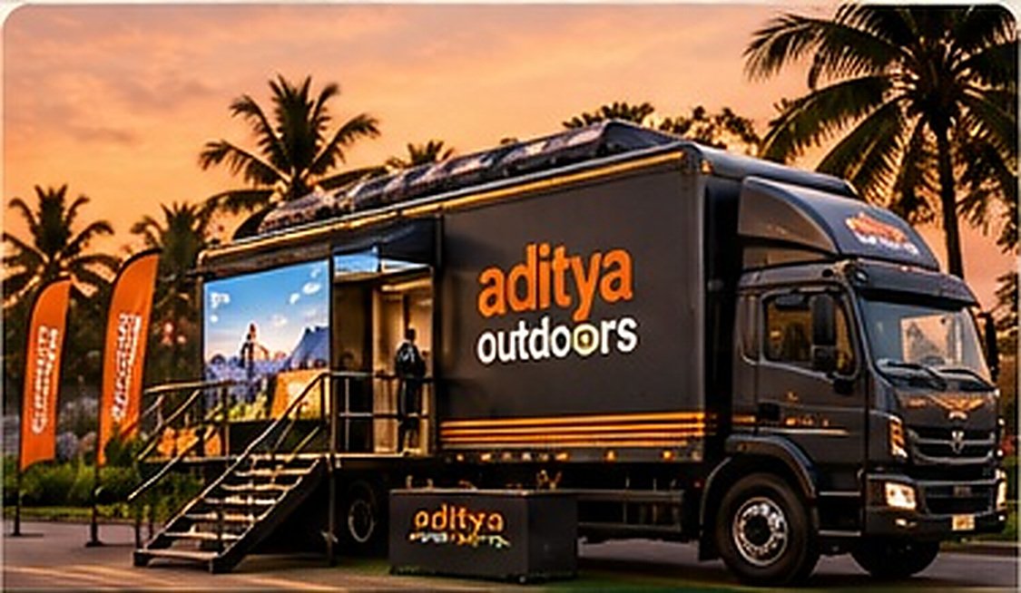 Branded roadshow and mobile activation vehicle