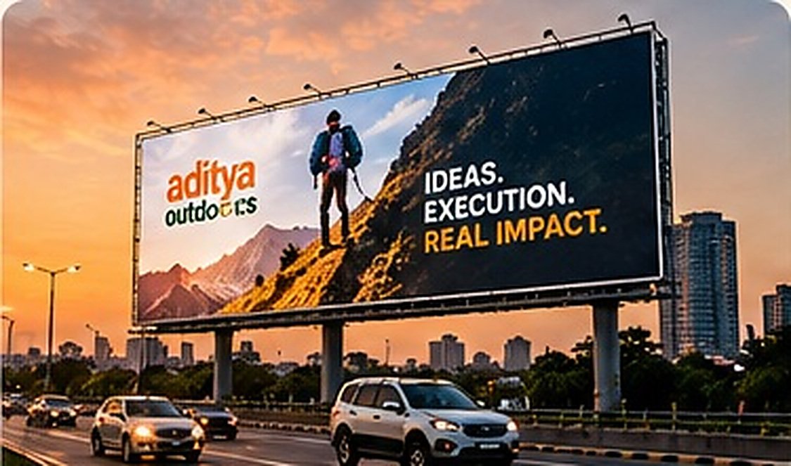 Outdoor billboard and signage campaign