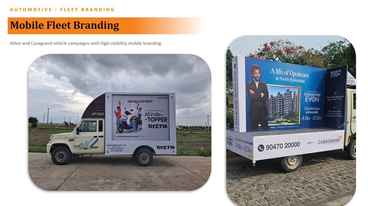 Mobile Fleet Branding — project collage