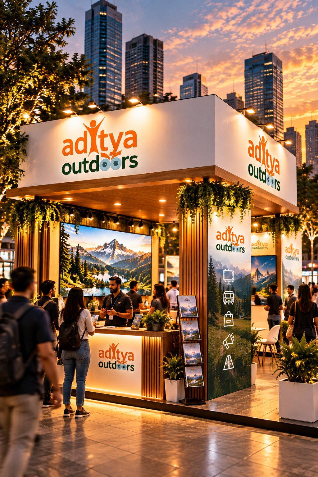Brand activation event